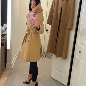 Tristan & Iseut long Camel Cashmere & wool jacket